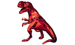 Richard Orlinski T-Rex Spirit Red Edition