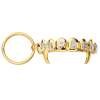 Supreme Fronts Keychain Gold