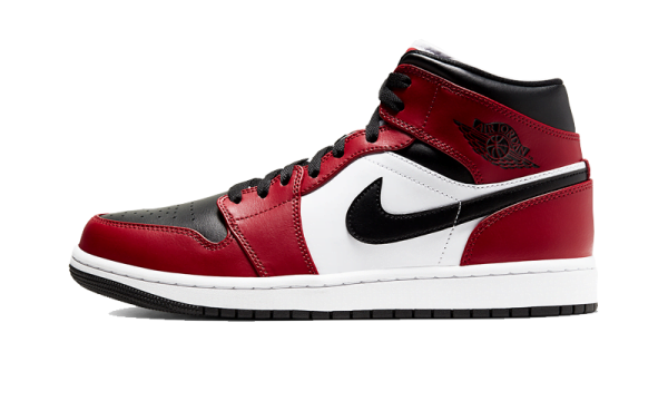 Air Jordan 1 Mid Chicago Black Toe