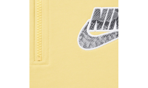 Supreme Nike Half Zip Hooded Sweatshirt Pale Yellow