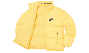 Supreme Nike Reversible Puffy Jacket Pale Yellow