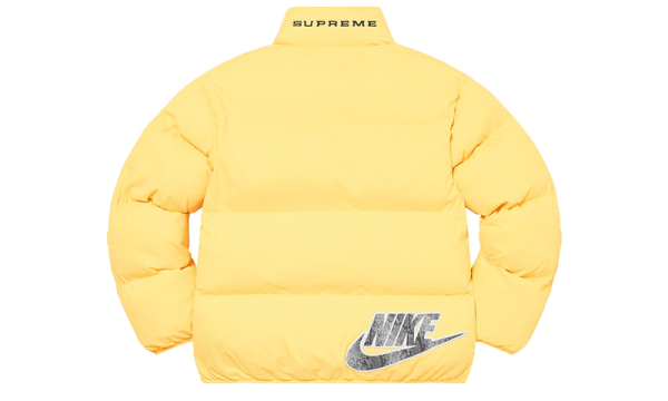 Supreme Nike Reversible Puffy Jacket Pale Yellow