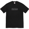 Supreme KAWS Chalk Logo Tee Black