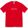 Supreme KAWS Chalk Logo Tee Red