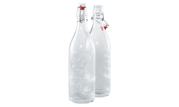 Supreme Swing Top 1.0L Bottle Clear