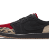 Air Jordan 1 Low SoleFly Black Sport Red