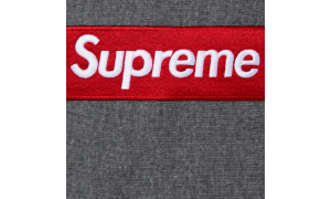 Supreme Box Logo Hooded Sweatshirt Charcoal (FW21)
