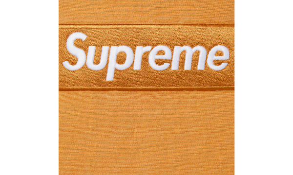 Supreme Box Logo Hooded Sweatshirt Light Mustard (FW21)