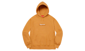 Supreme Box Logo Hooded Sweatshirt Light Mustard (FW21)