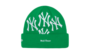 Supreme New York Yankees New Era Box Logo Beanie Green