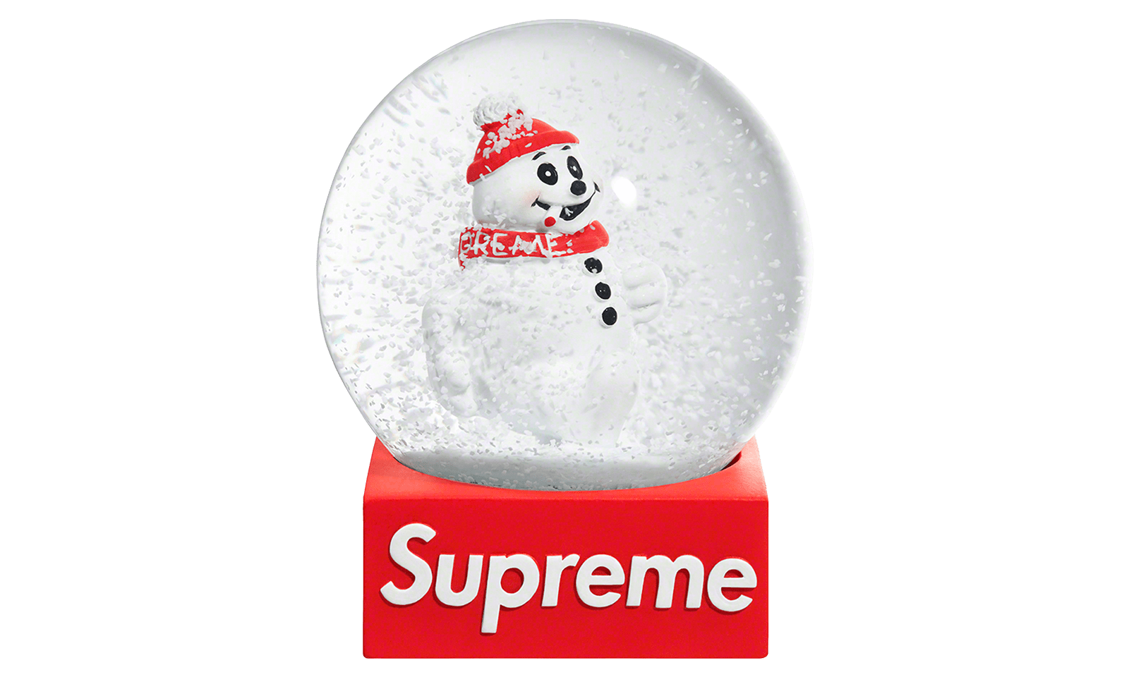 Supreme Snowman Snowglobe Red - FLIP KLUB