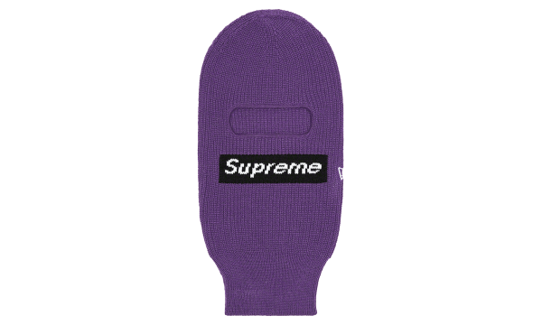 Supreme New Era Box Logo Balaclava Dark Purple (FW22)